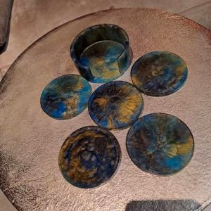 Dessous de verre ton foncé