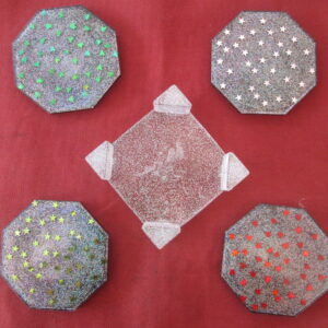 sous verre et boite de rangement