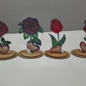 Fleur en bois